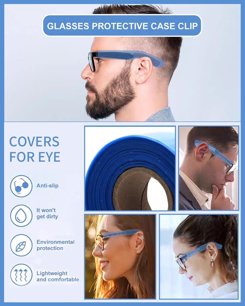 BarberTop Disposable Eyeglass Sleeves For Glasses – Covers For Eye Glasses Against Hair Color Dye, 200 Per Pack - Image 3